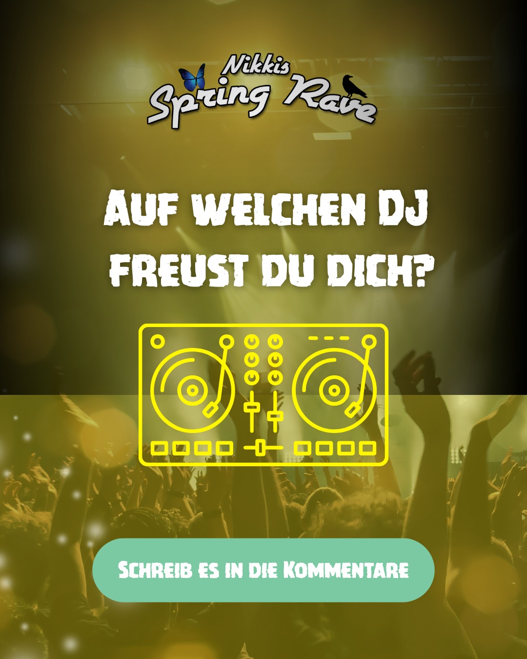 🔥 2026 wird größer. 🔥

Der Nikkis Spring Rave kommt wieder –
und das Line-up für dieses Jahr steht bereits fest.

Große Namen. Viel Energie.
Und einige Artists, auf die wir uns selbst schon extrem freuen. 👀

Jetzt sind wir gespannt auf euch:

Auf welchen DJ freut ihr euch beim Nikkis Spring Rave am meisten? 🎧

Manche warten auf den ersten Drop.
Andere auf genau diesen einen Act. 🪩

👇 Schreibt euren Favoriten in die Kommentare.
Wir sind gespannt, wer die meisten Stimmen bekommt.

🎟 Hier geht’s direkt zu den Tickets:
👉 nikkis-raves.de/tickets

#nikkisspringrave #nikkisraves #ravefamily #edmcommunity #festivalvibes #technoevent #springfestival #partycommunity #ravecrew #wadern